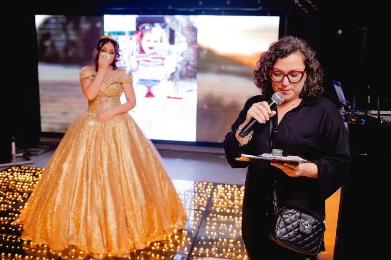 Coreografia dos noivos na pista de dança